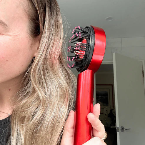 The Red Light Hair Growth Stimulator | Aura Labs™ Microcurrent Scalp Wand