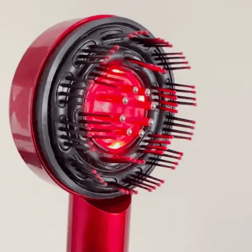 The Red Light Hair Growth Stimulator | Aura Labs™ Microcurrent Scalp Wand